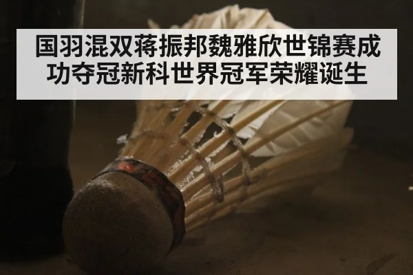 国羽混双蒋振邦魏雅欣世锦赛成功夺冠新科世界冠军荣耀诞生
